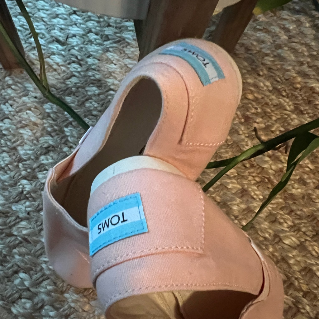 Nwot Toms Classic Canvas Flats
